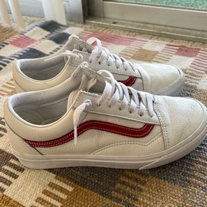 Vans sneakers. Gently worn. Leather